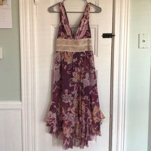 Low cut whimsical dress by Free People